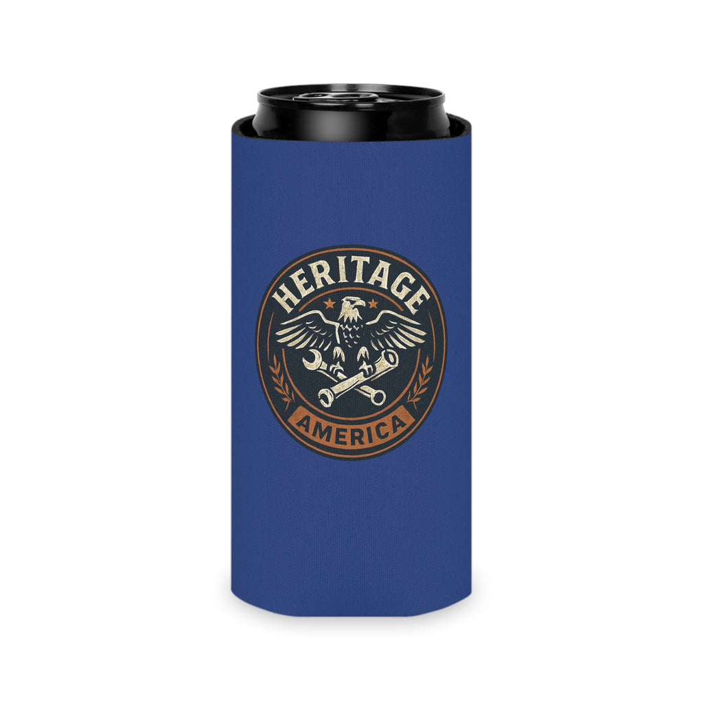 Garage Eagle Can Cooler - Blue