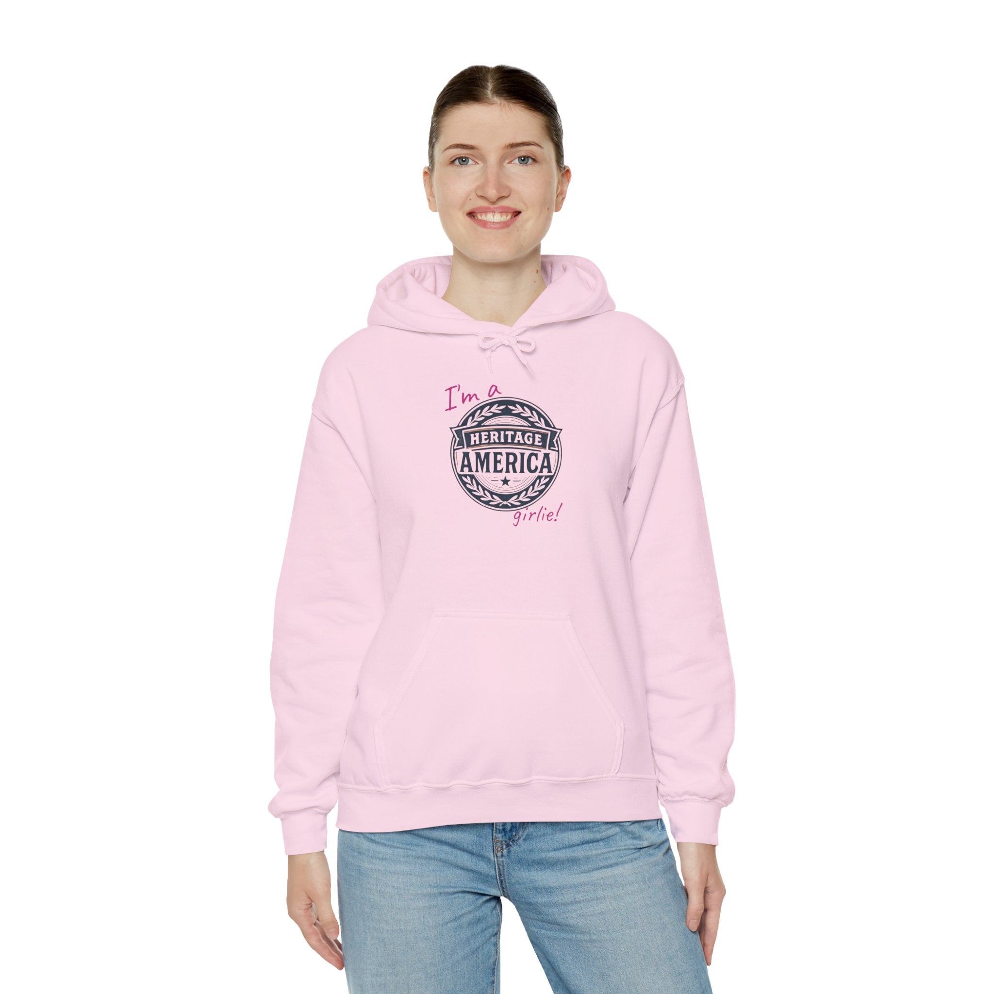 Heritage America Girlie Heavy Blend™ Hooded Sweatshirt