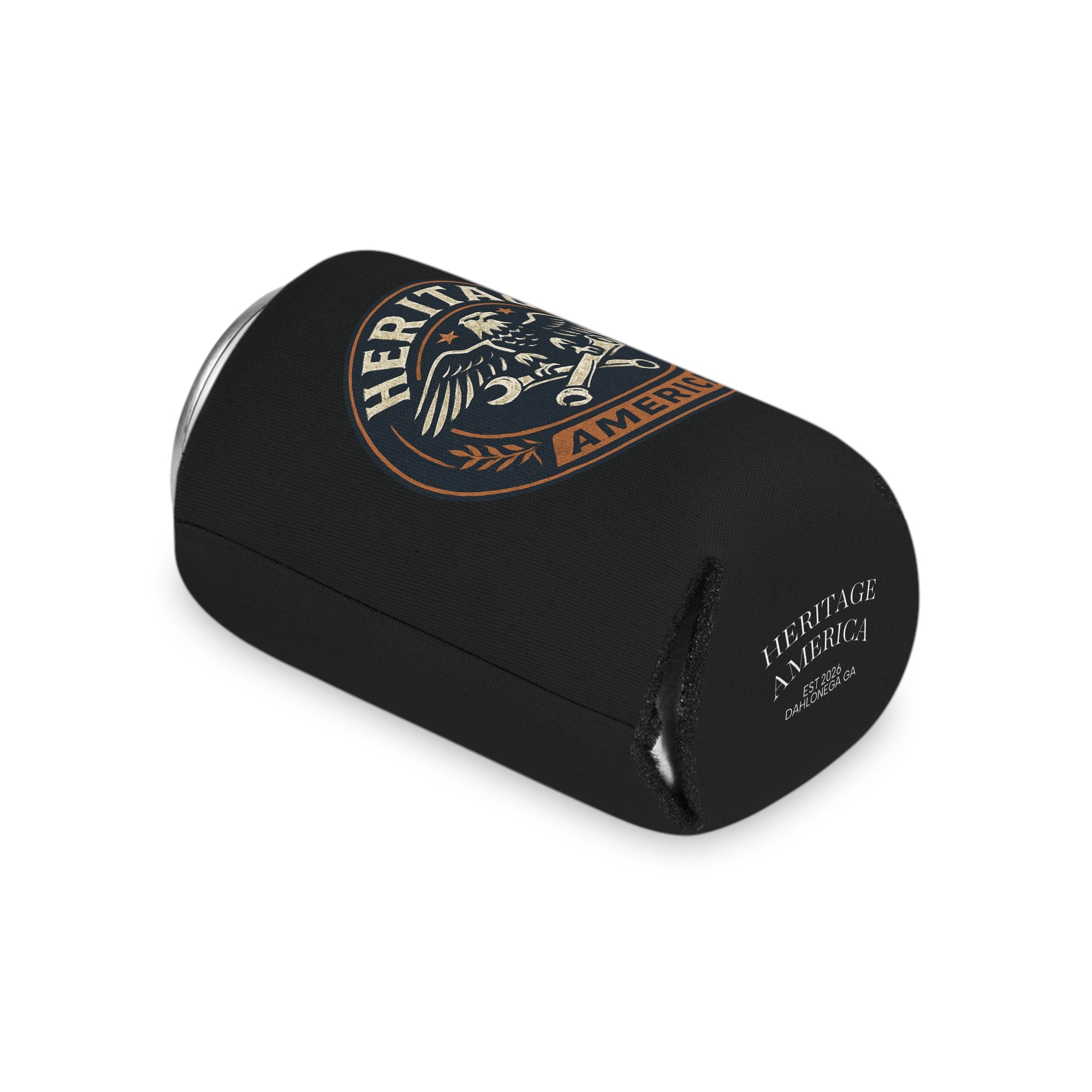 Garage Eagle Can Cooler - Black