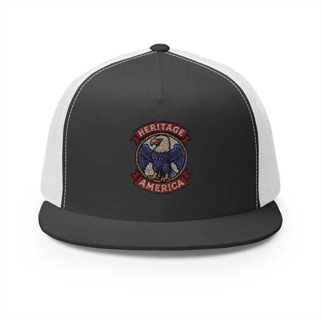 Vintage Bald Eagle Logo Trucker Caps
