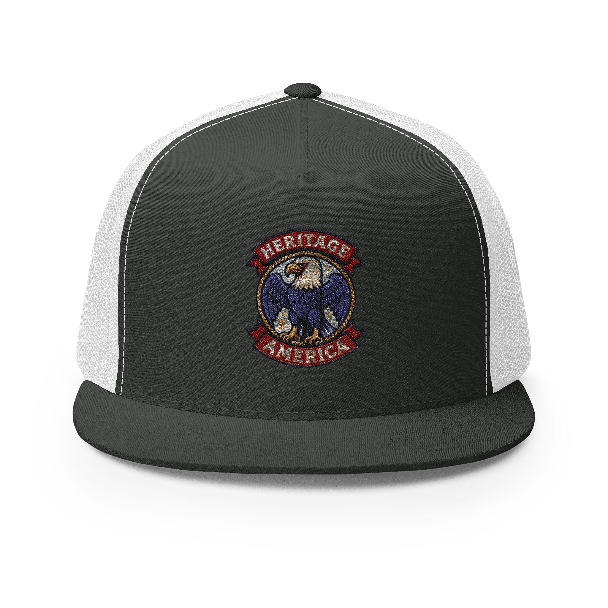 Vintage Bald Eagle Logo Trucker Caps