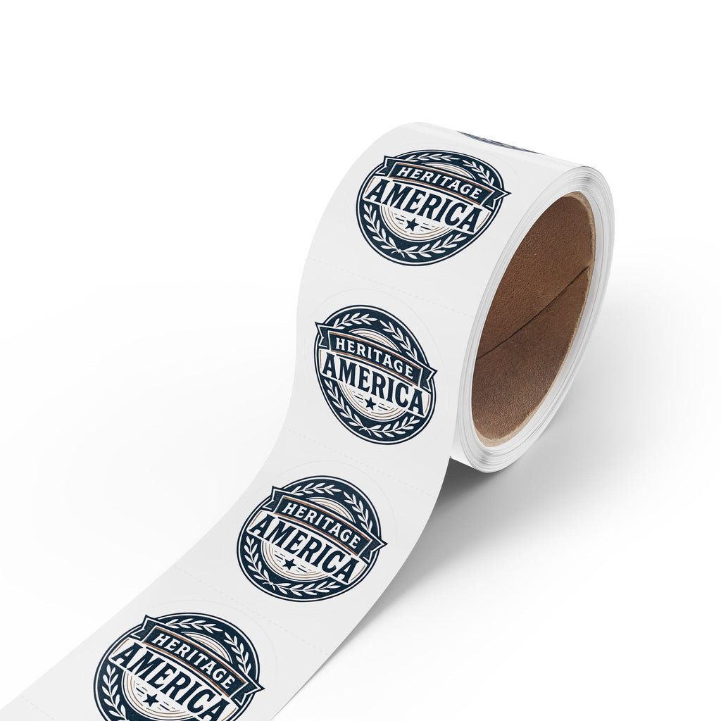 Heritage America Round Sticker Label Rolls