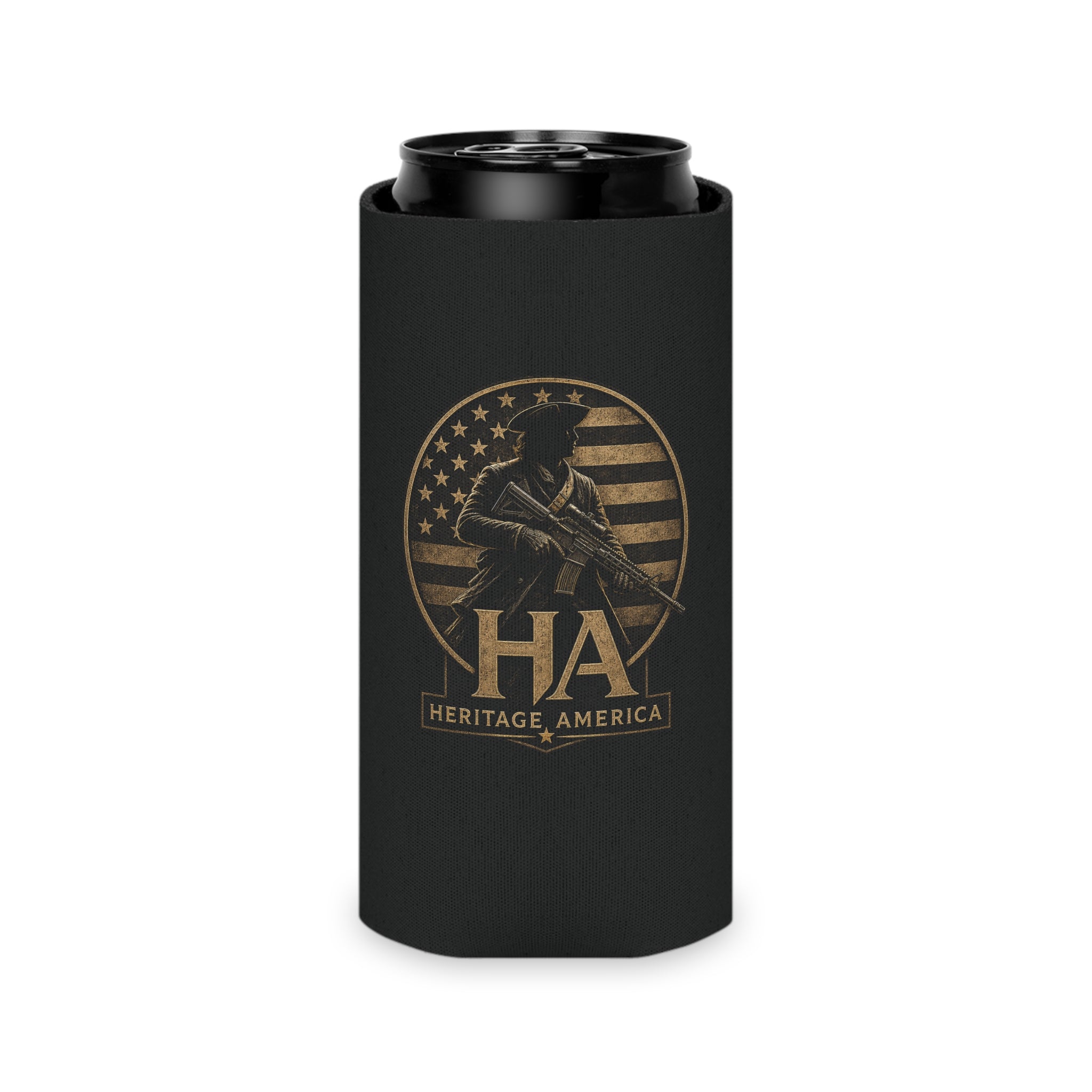 Heritage America Minute Man Can Cooler | Patriotic