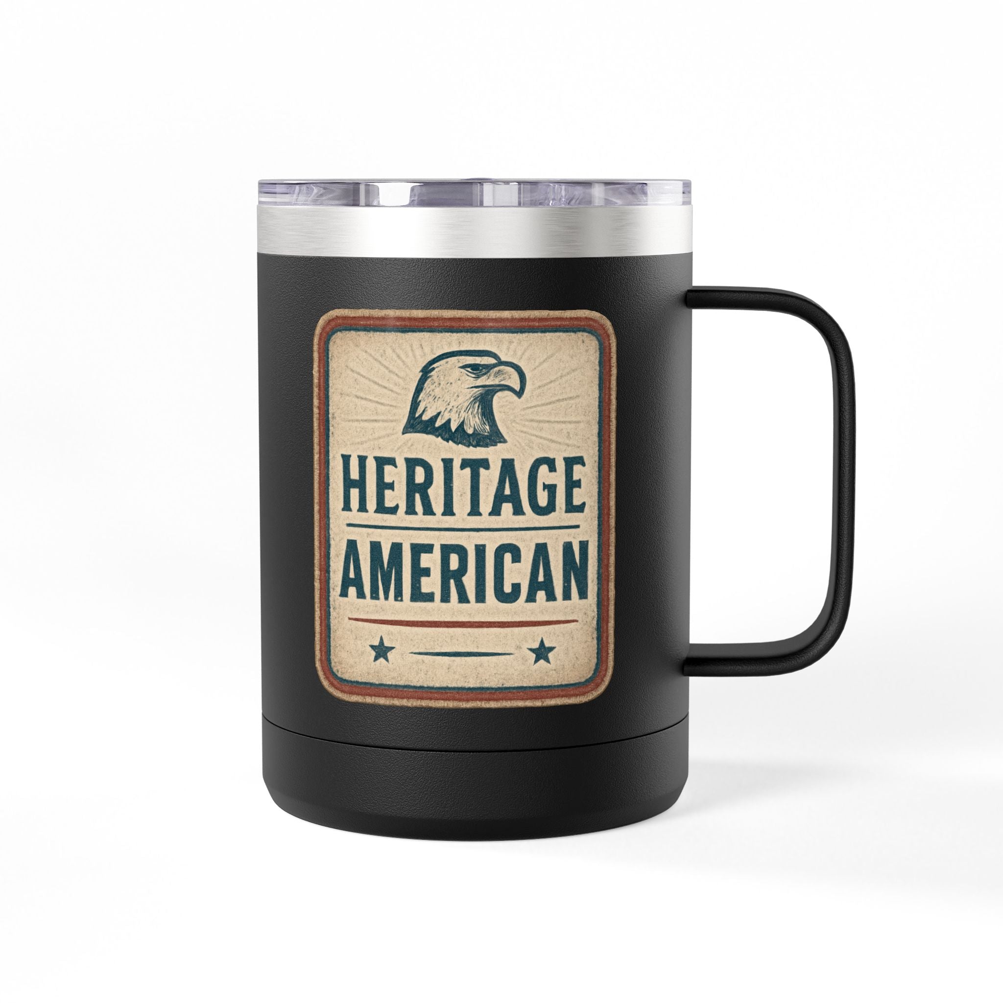 Heritage American Eagle Short Tumbler | 15oz Travel Mug