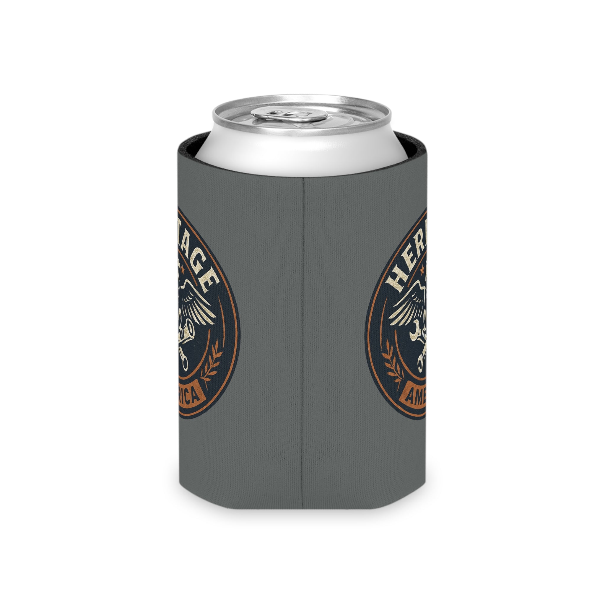 Garage Eagle Can Cooler - Gray