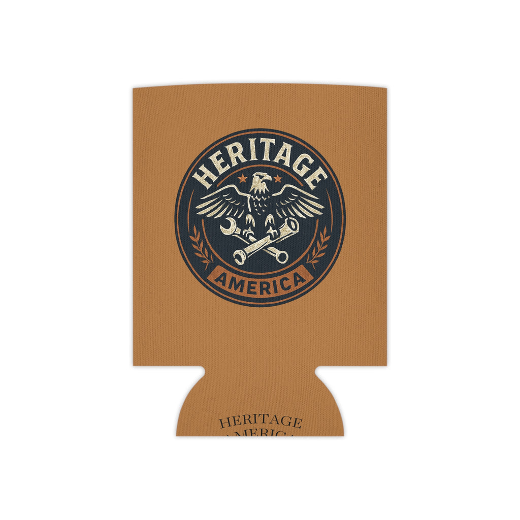 Garage Eagle Can Cooler - Light Brown
