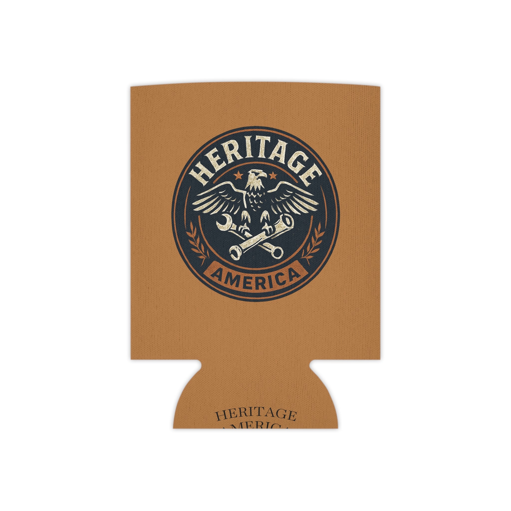 Garage Eagle Can Cooler - Light Brown