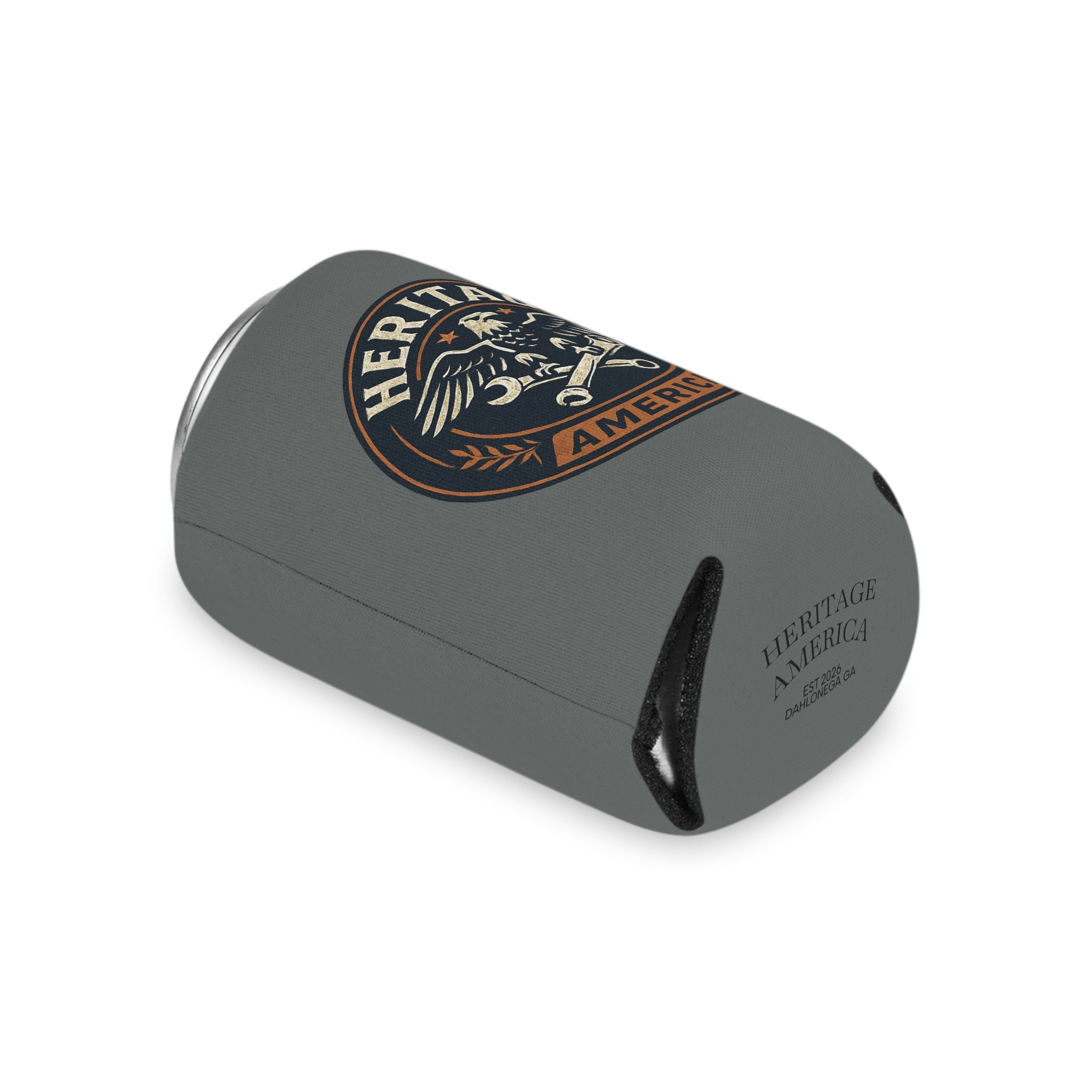 Garage Eagle Can Cooler - Gray