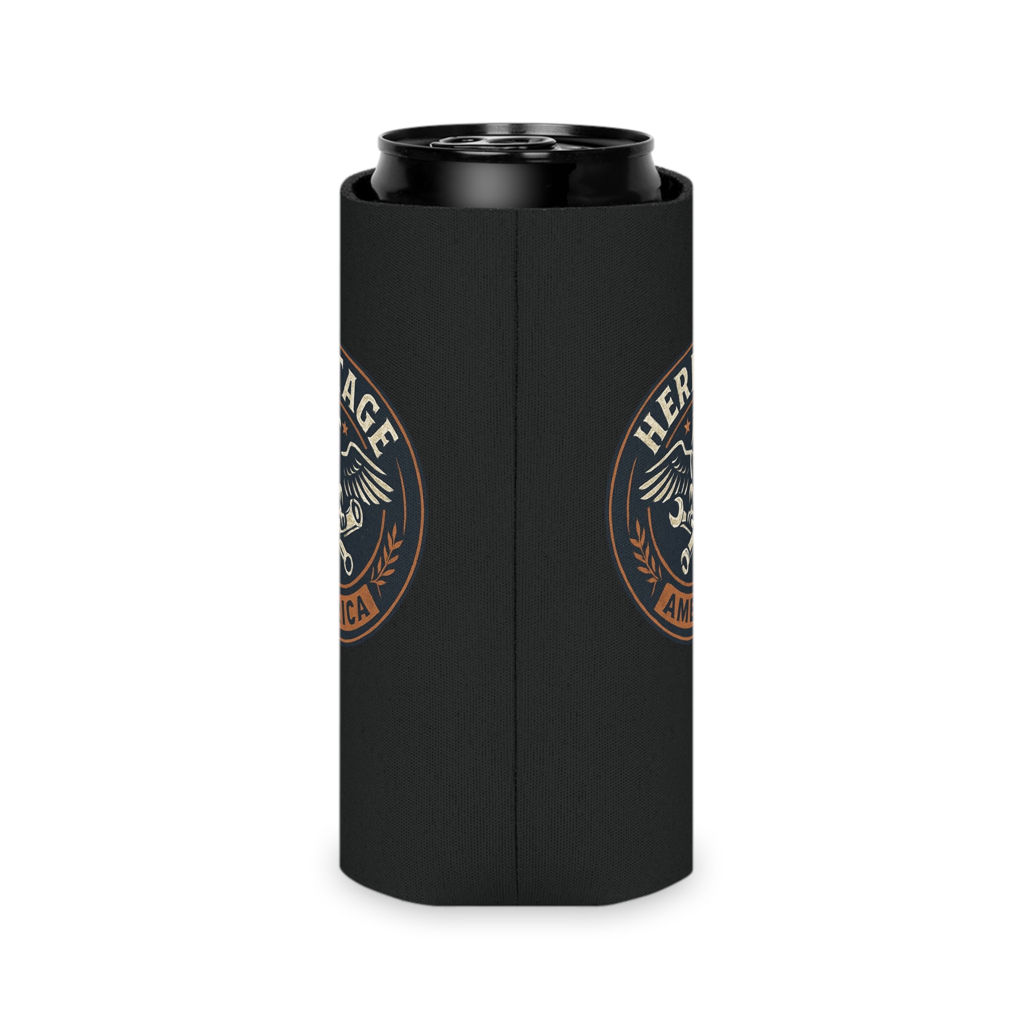 Garage Eagle Can Cooler - Black
