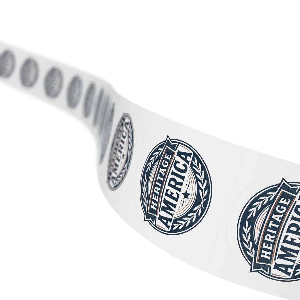 Heritage America Round Sticker Label Rolls