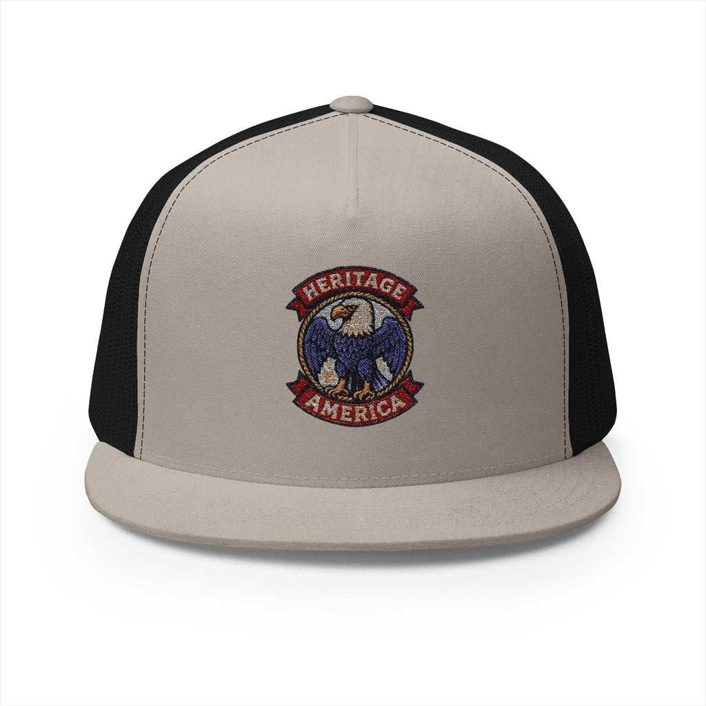 Vintage Bald Eagle Logo Trucker Caps