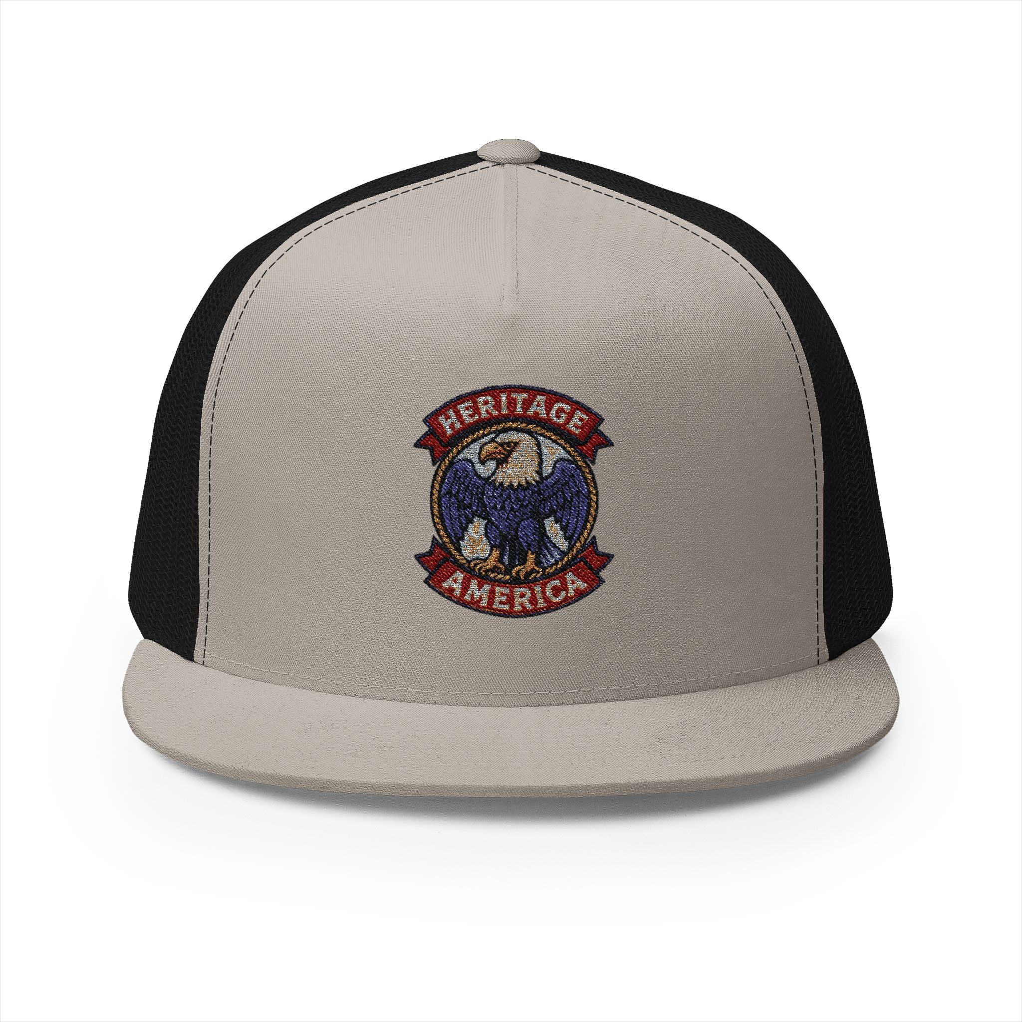 Vintage Bald Eagle Logo Trucker Caps
