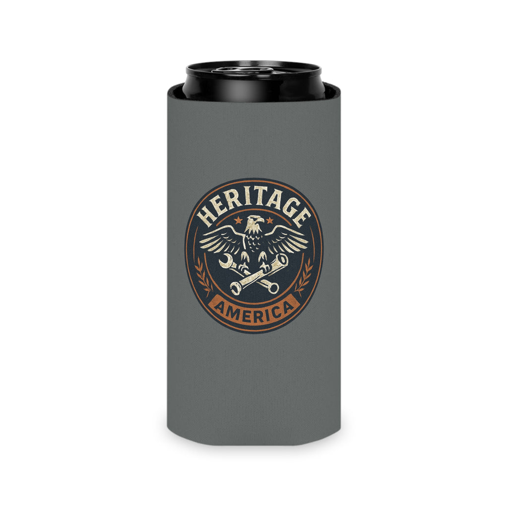 Garage Eagle Can Cooler - Gray