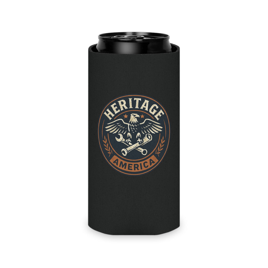 Garage Eagle Can Cooler - Black
