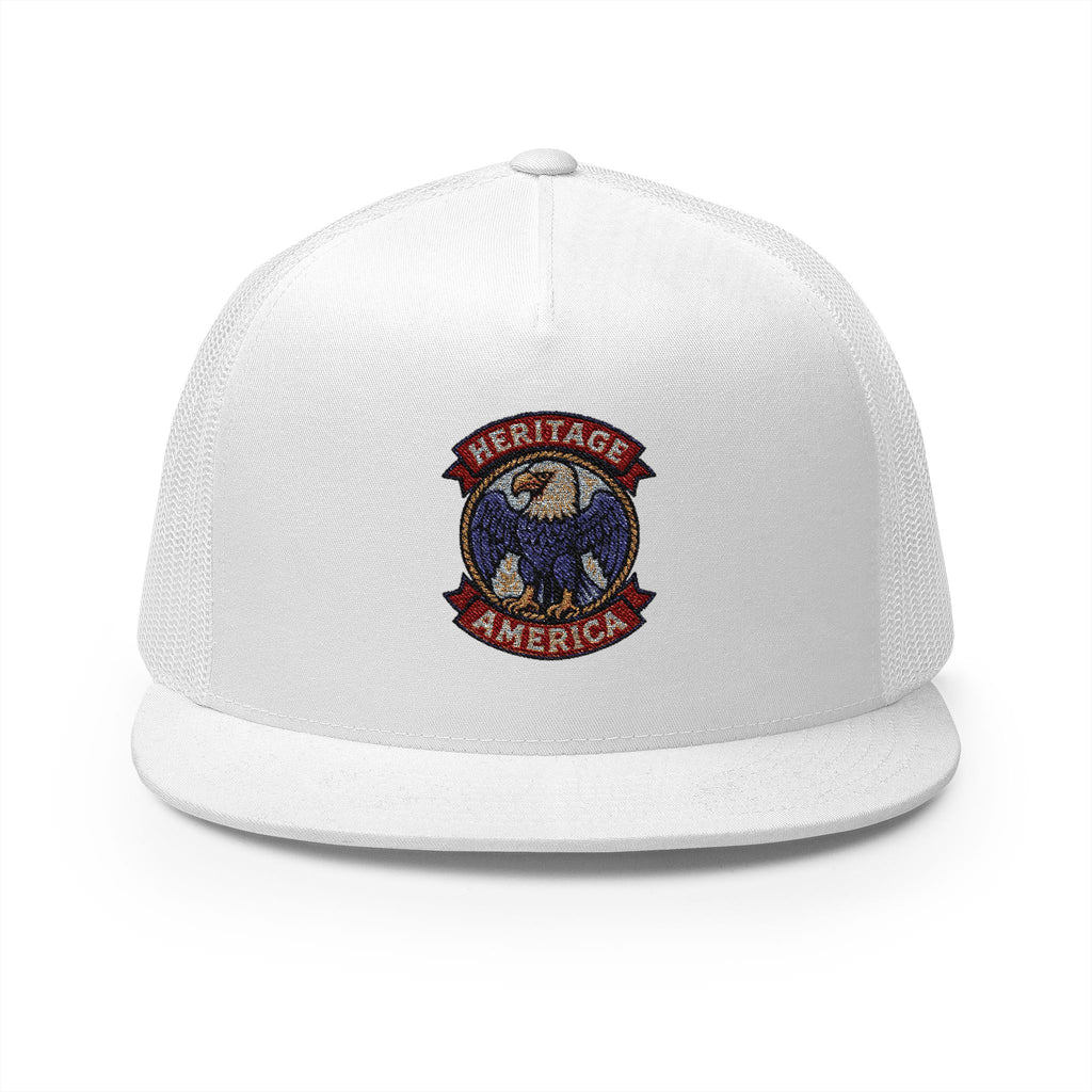 Vintage Bald Eagle Logo Trucker Caps