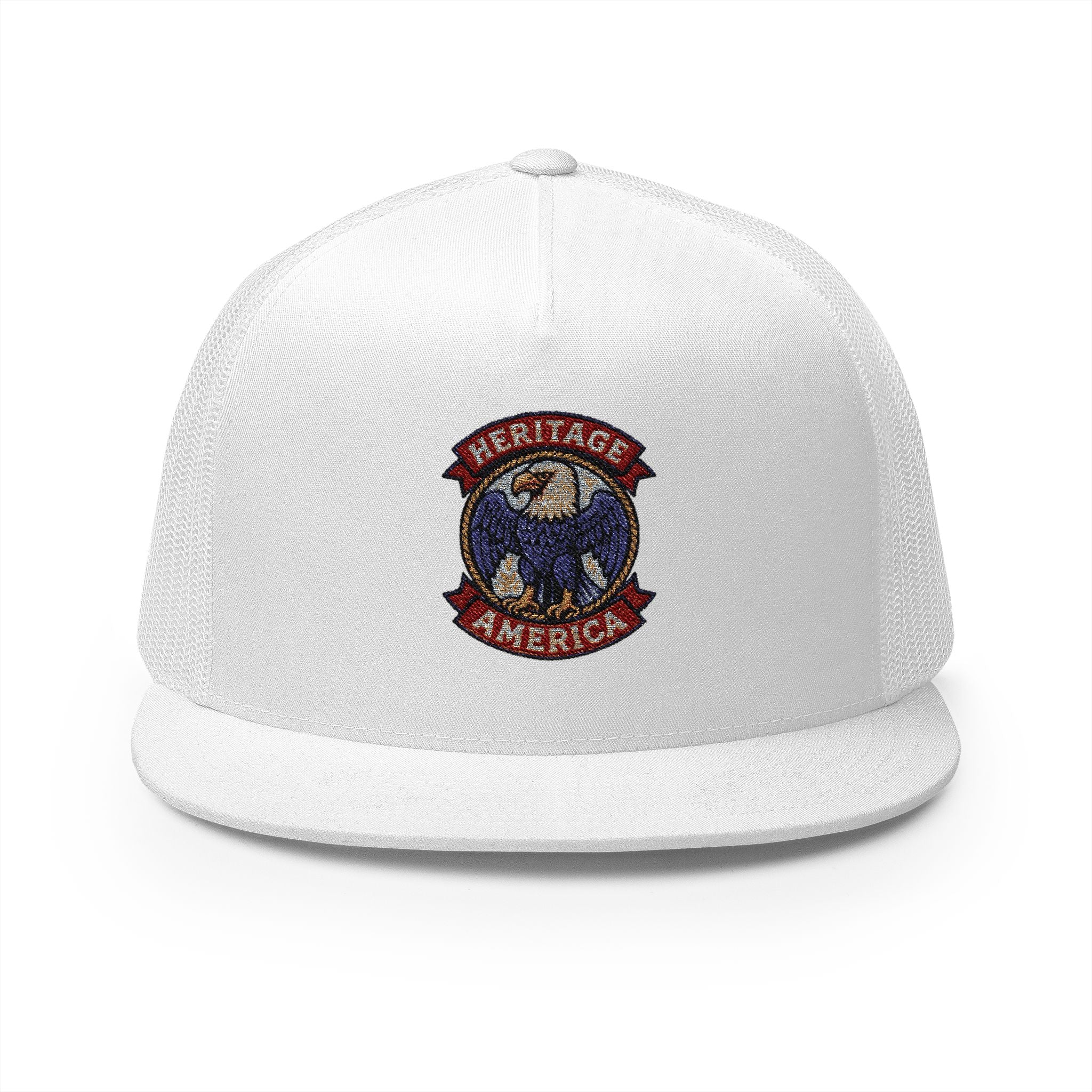 Vintage Bald Eagle Logo Trucker Caps