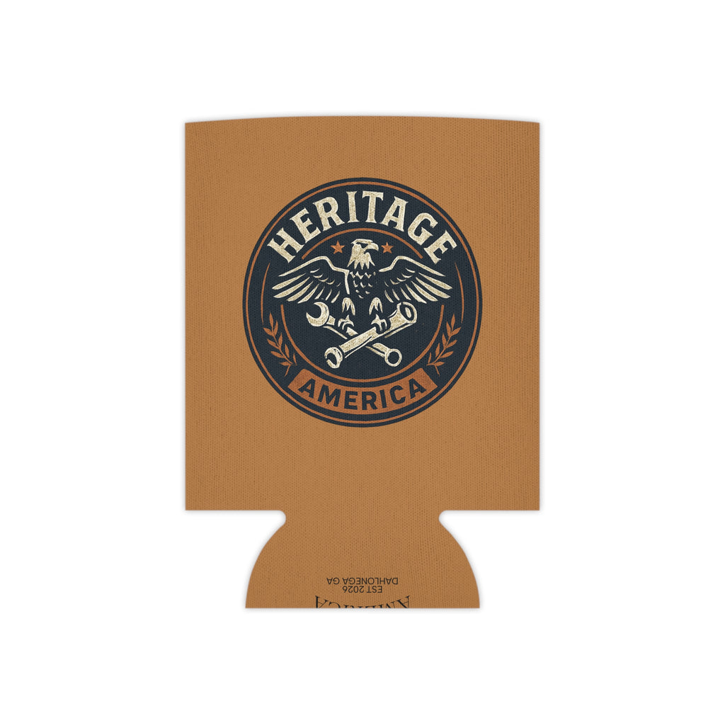 Garage Eagle Can Cooler - Light Brown