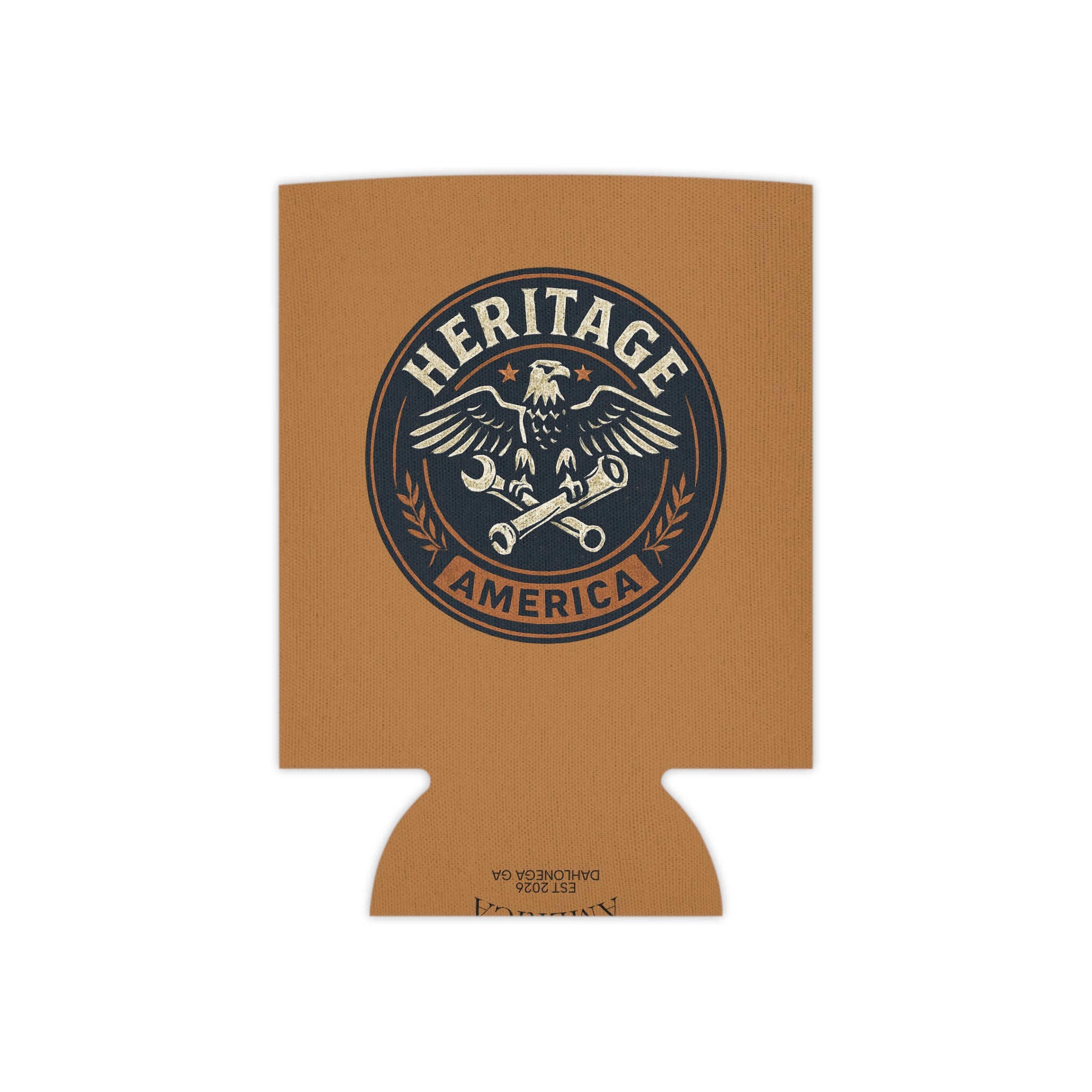 Garage Eagle Can Cooler - Light Brown