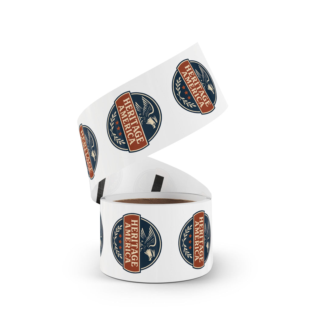 Original Logo Round Sticker Label Rolls