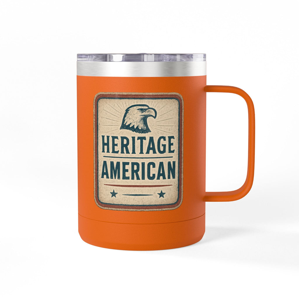 Heritage American Eagle Short Tumbler | 15oz Travel Mug