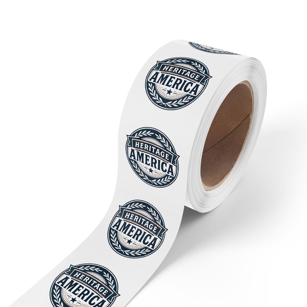 Heritage America Round Sticker Label Rolls