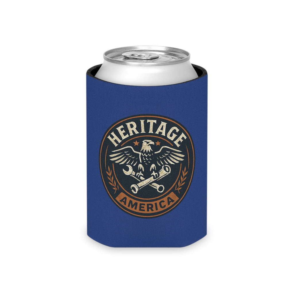 Garage Eagle Can Cooler - Blue