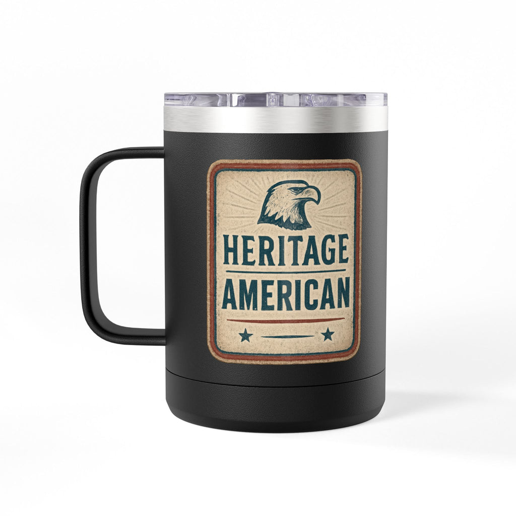 Heritage American Eagle Short Tumbler | 15oz Travel Mug