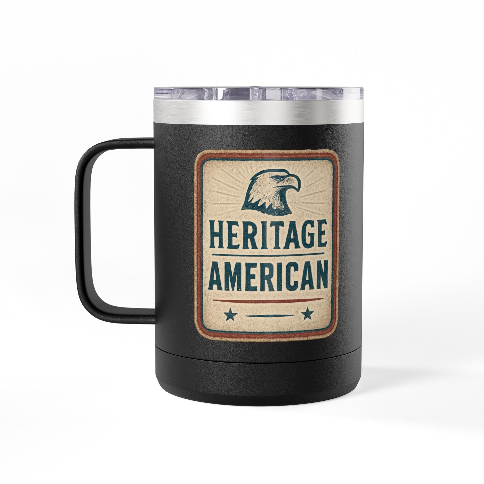 Heritage American Eagle Short Tumbler | 15oz Travel Mug