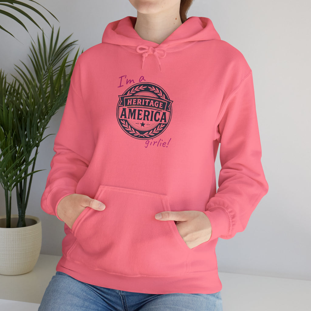 Heritage America Girlie Heavy Blend™ Hooded Sweatshirt