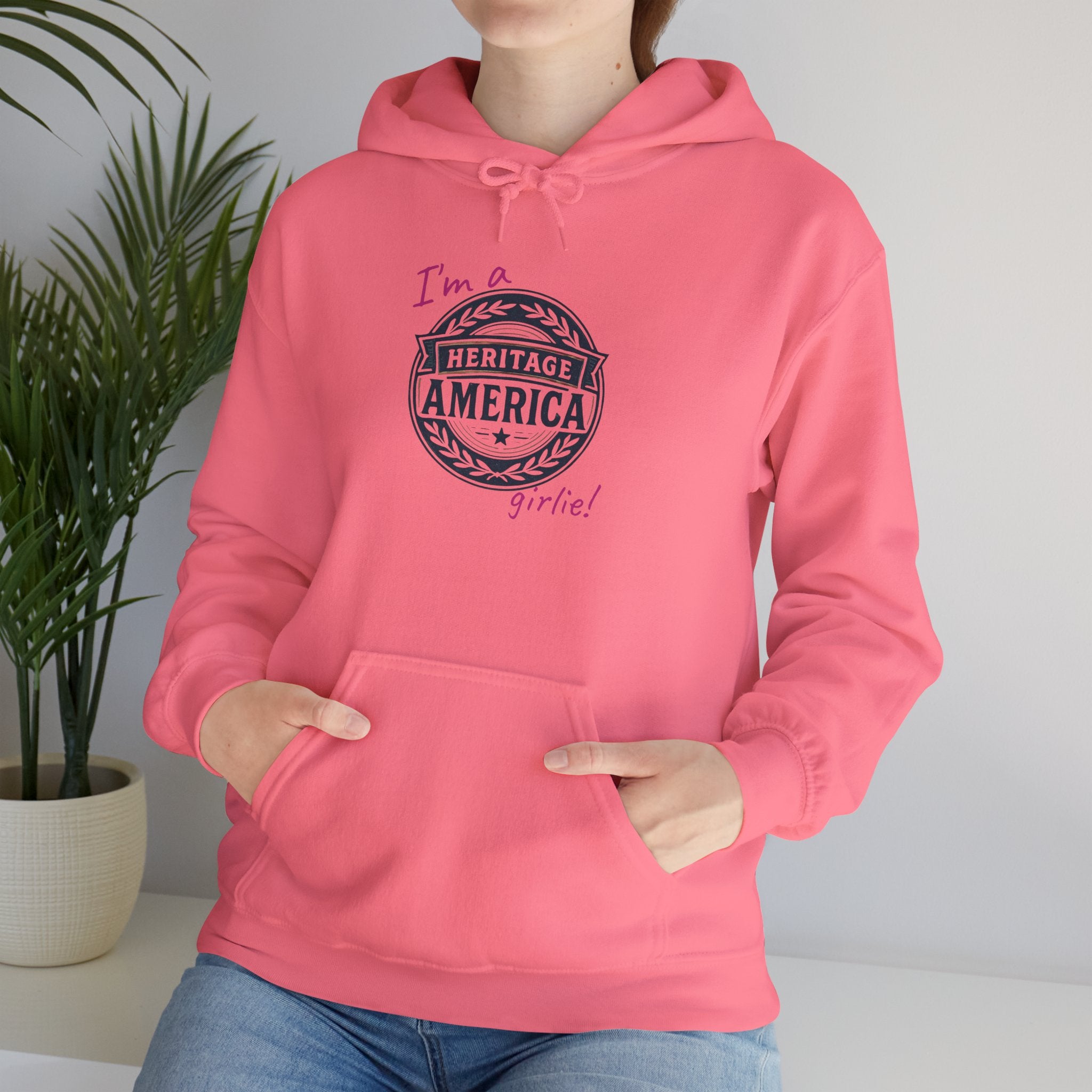 Heritage America Girlie Heavy Blend™ Hooded Sweatshirt