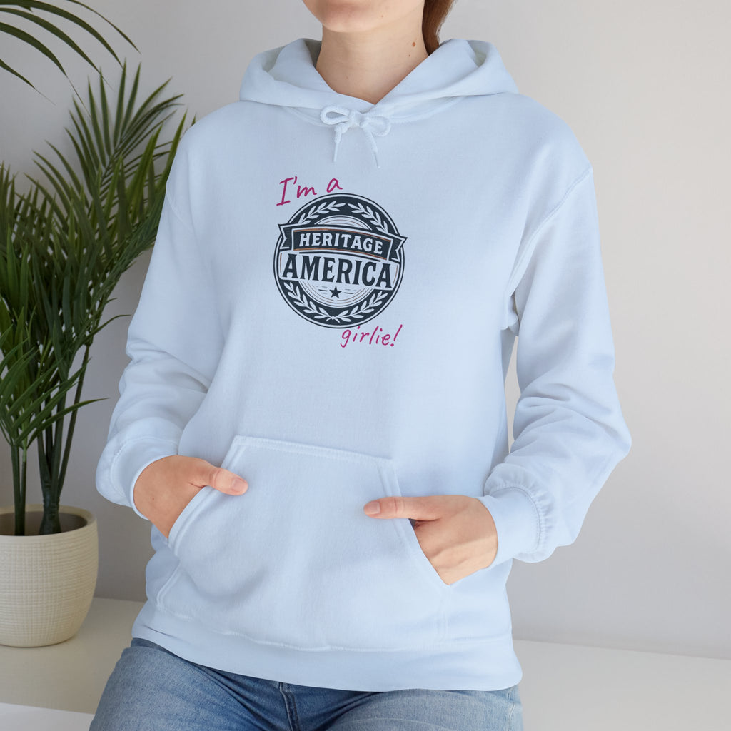 Heritage America Girlie Heavy Blend™ Hooded Sweatshirt
