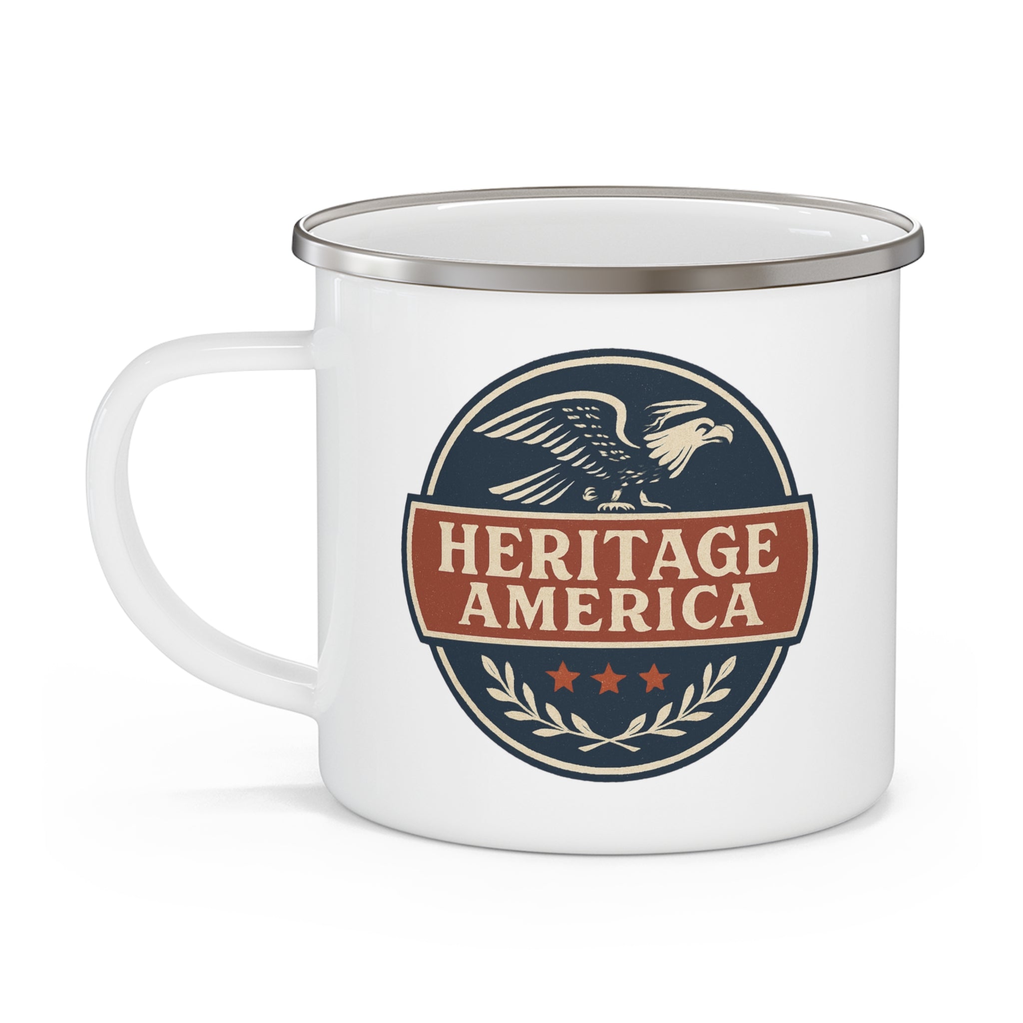 Original Logo enamel camping mug