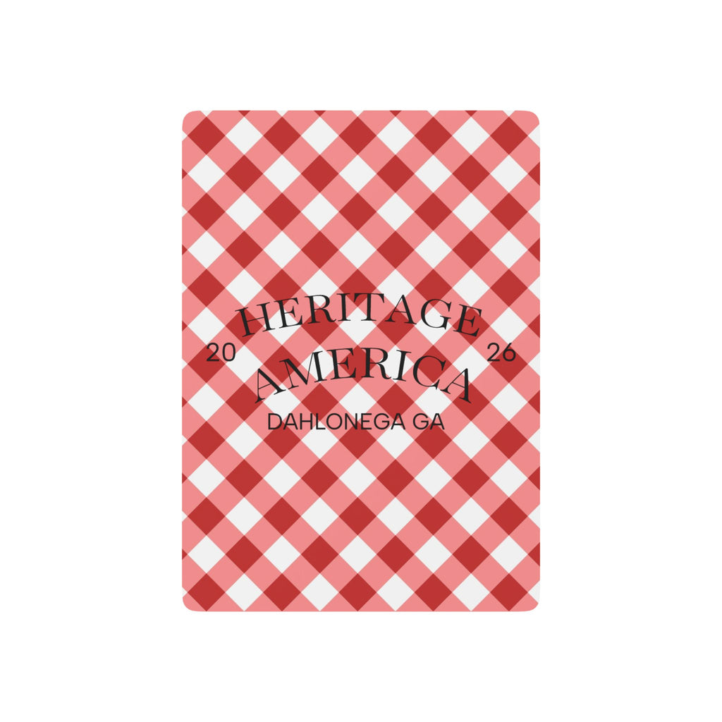 Heritage America Classic Poker Playing Cards | Distressed Patriotic Deck