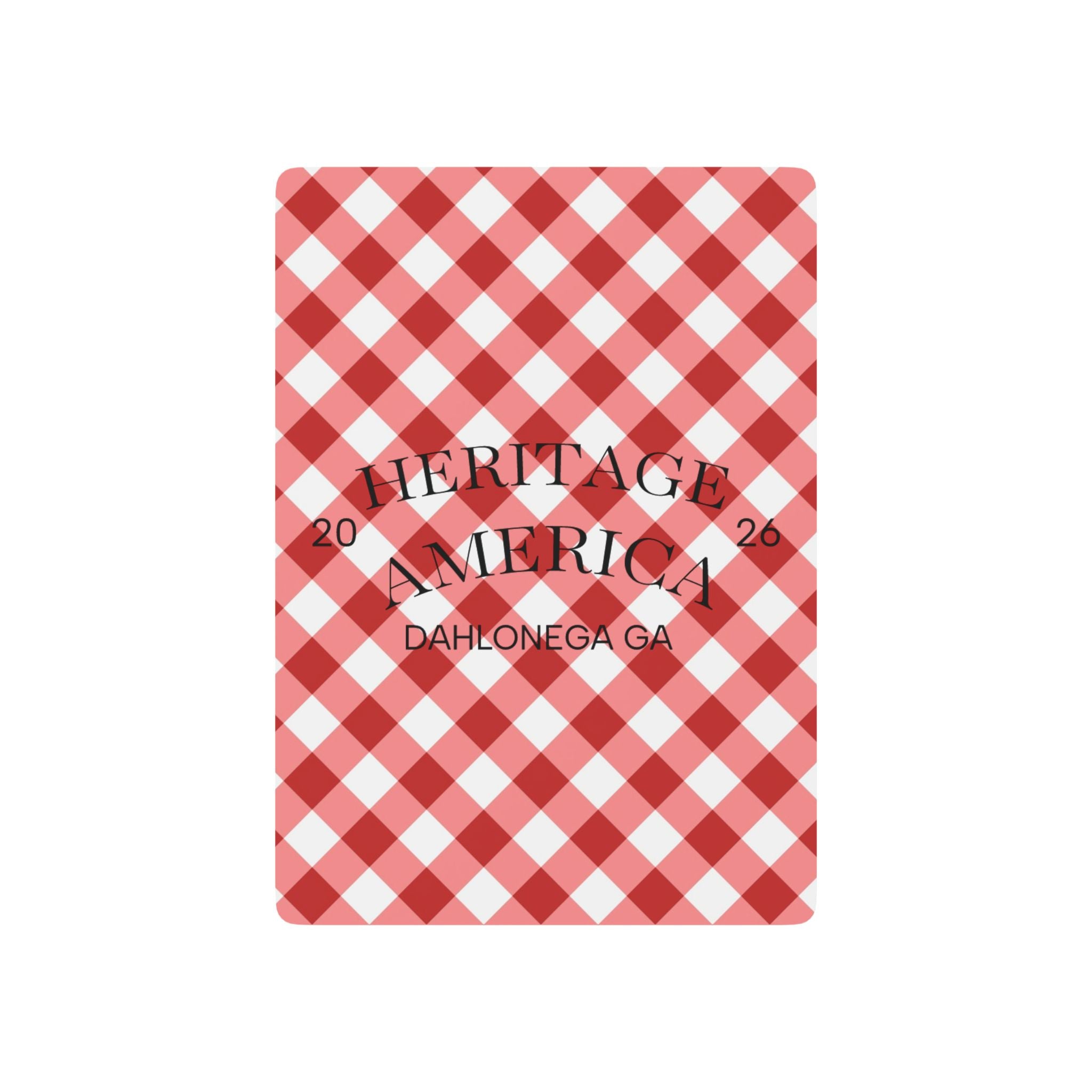 Heritage America Classic Poker Playing Cards | Distressed Patriotic Deck