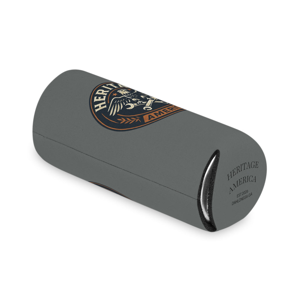 Garage Eagle Can Cooler - Gray