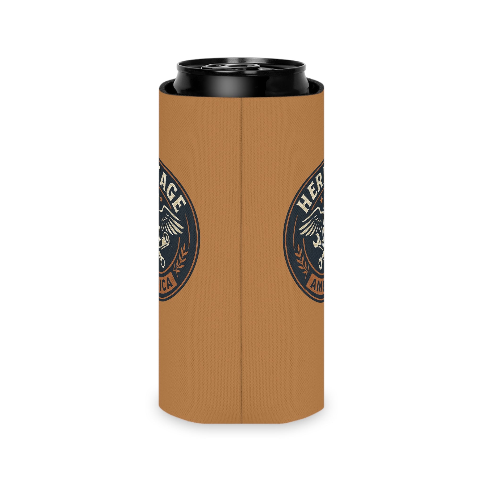 Garage Eagle Can Cooler - Light Brown