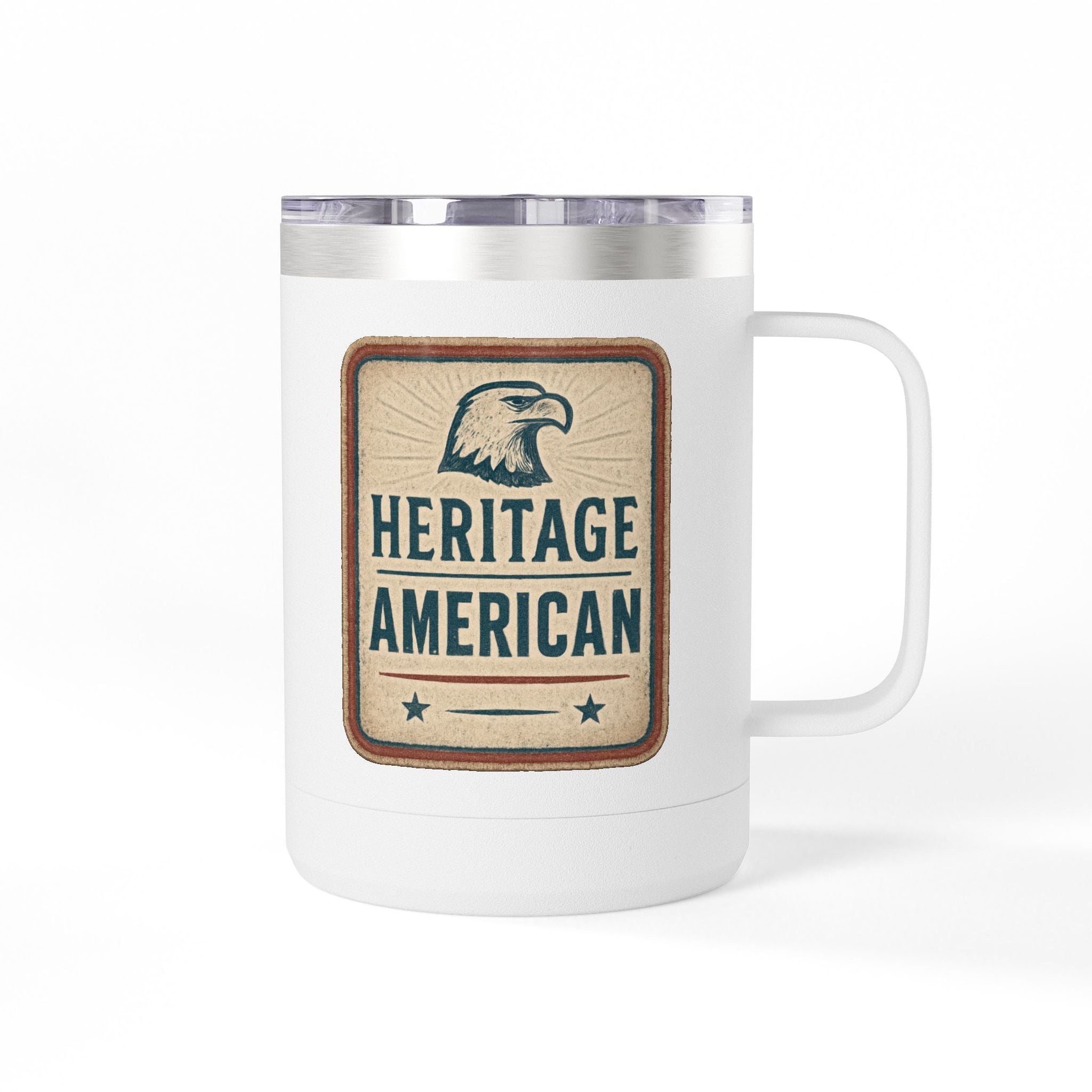 Heritage American Eagle Short Tumbler | 15oz Travel Mug