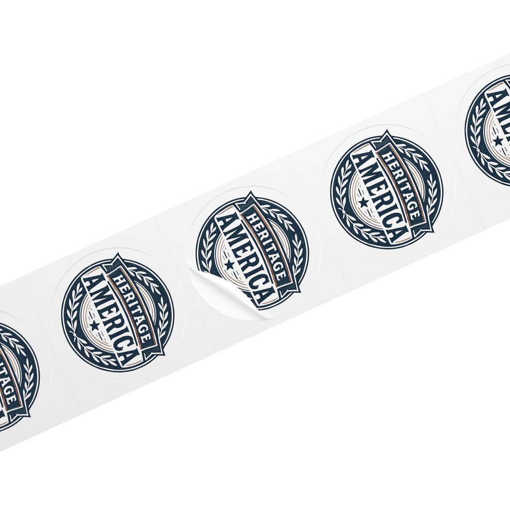 Heritage America Round Sticker Label Rolls