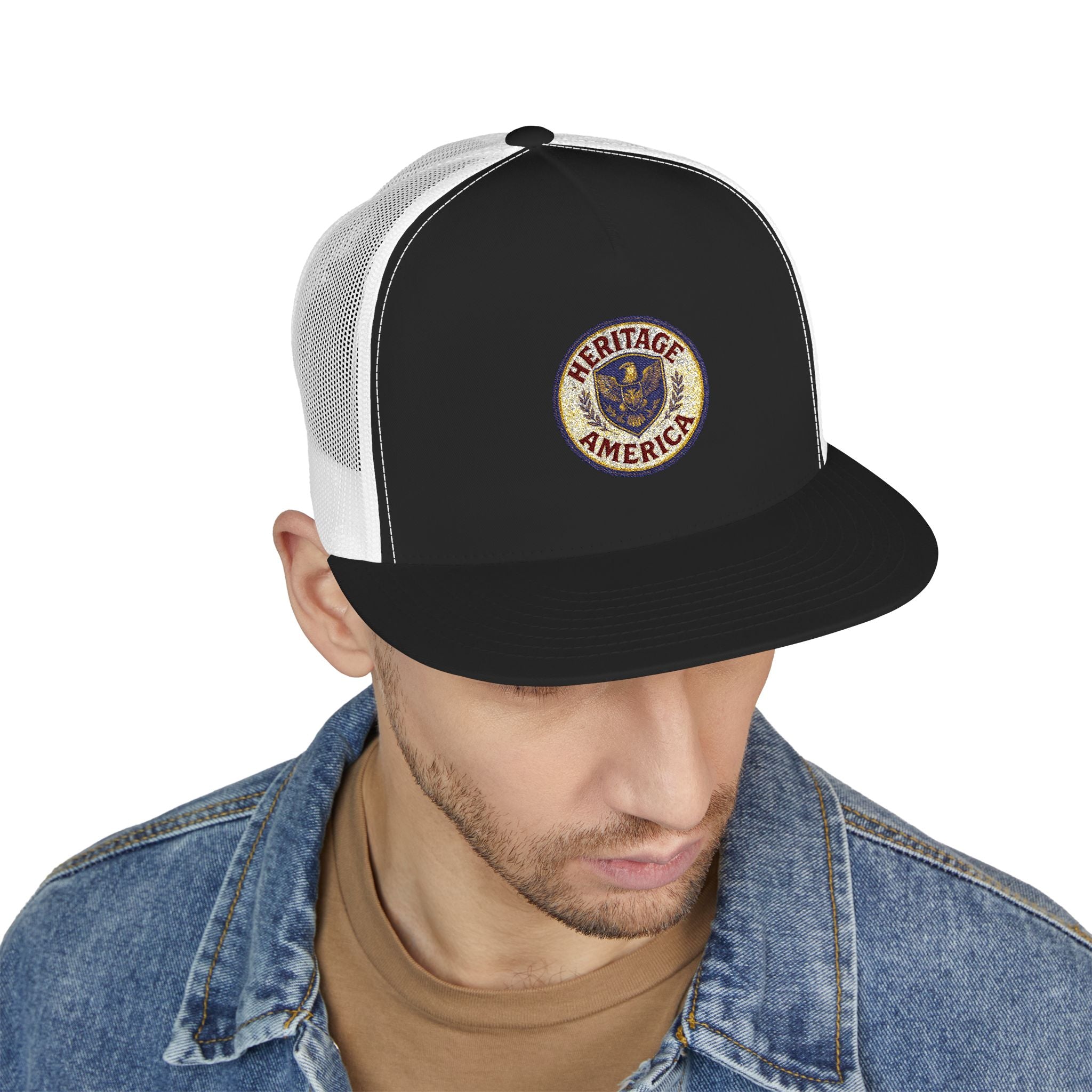 Heritage America Crest Trucker Caps