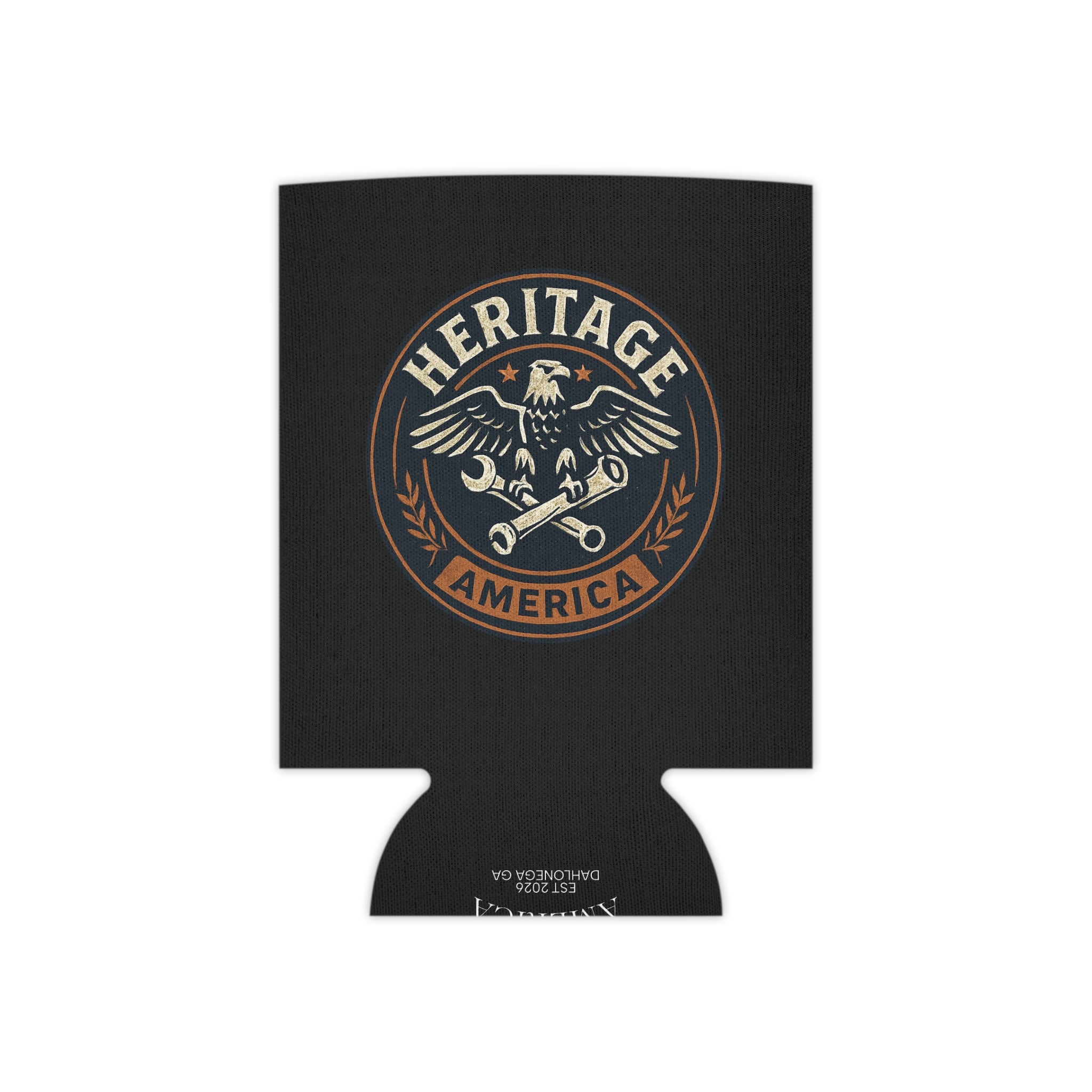 Garage Eagle Can Cooler - Black