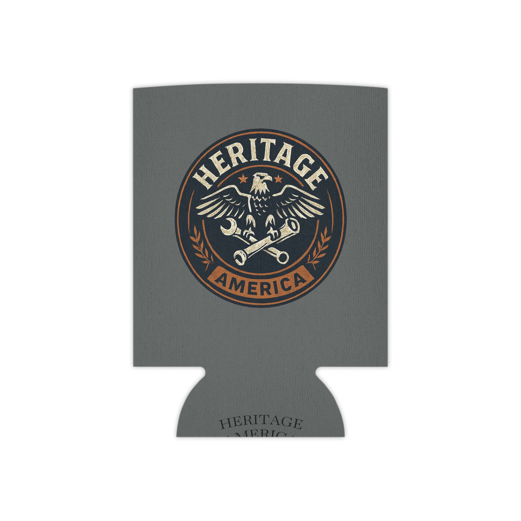 Garage Eagle Can Cooler - Gray