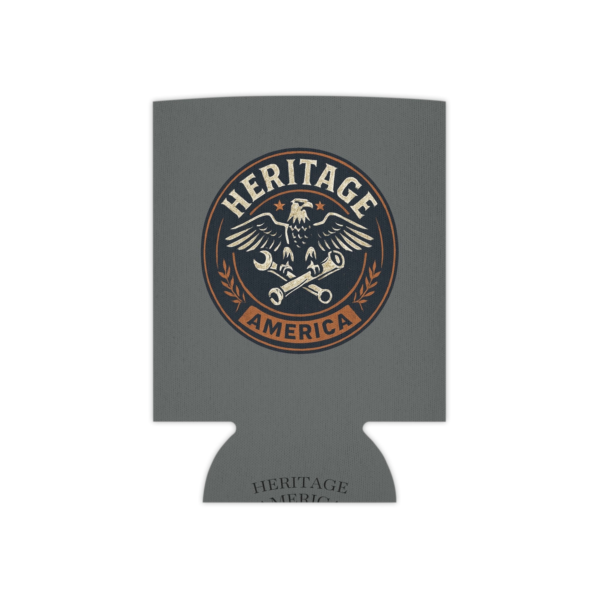 Garage Eagle Can Cooler - Gray