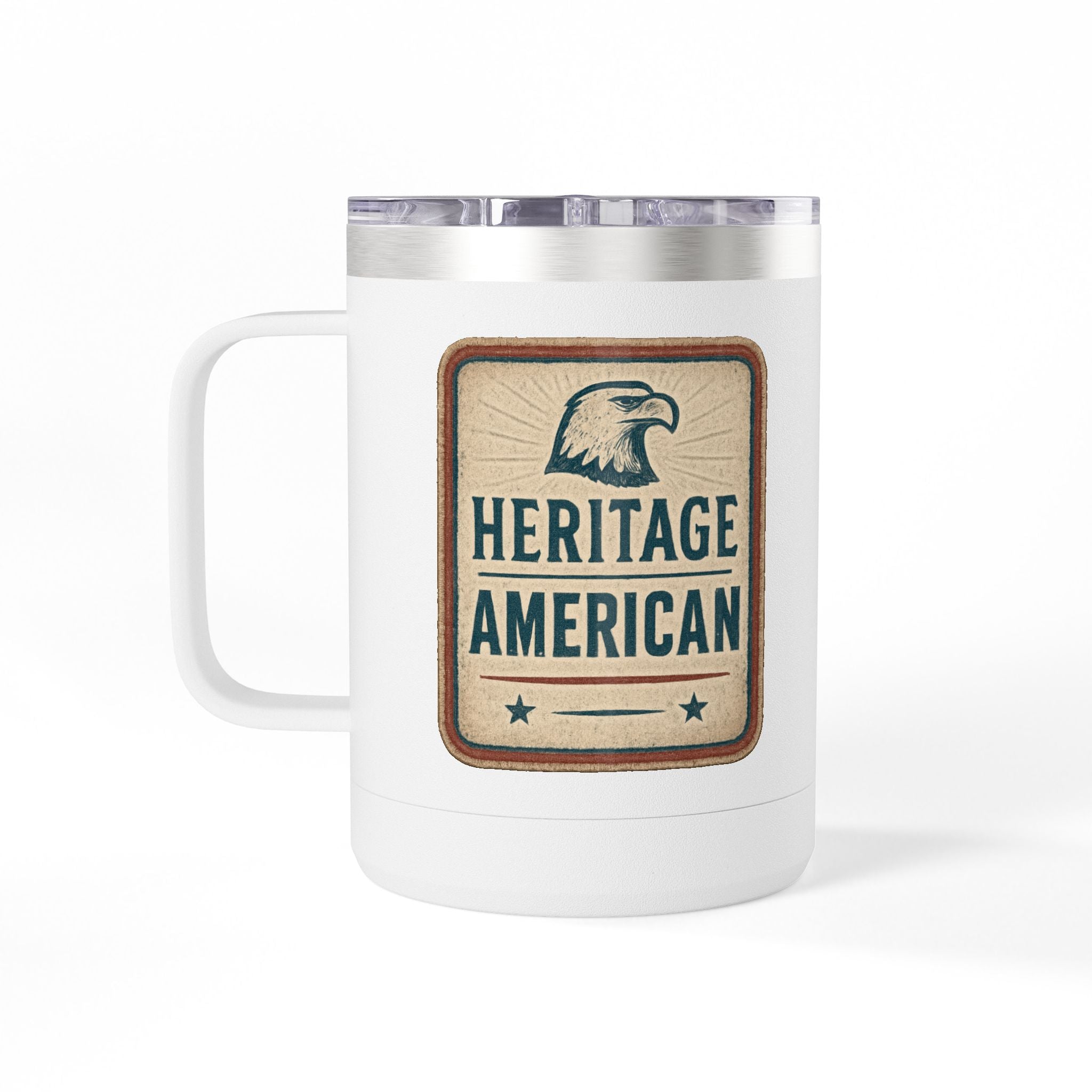 Heritage American Eagle Short Tumbler | 15oz Travel Mug