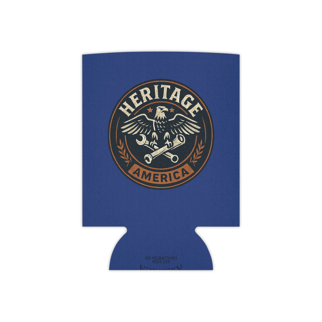 Garage Eagle Can Cooler - Blue