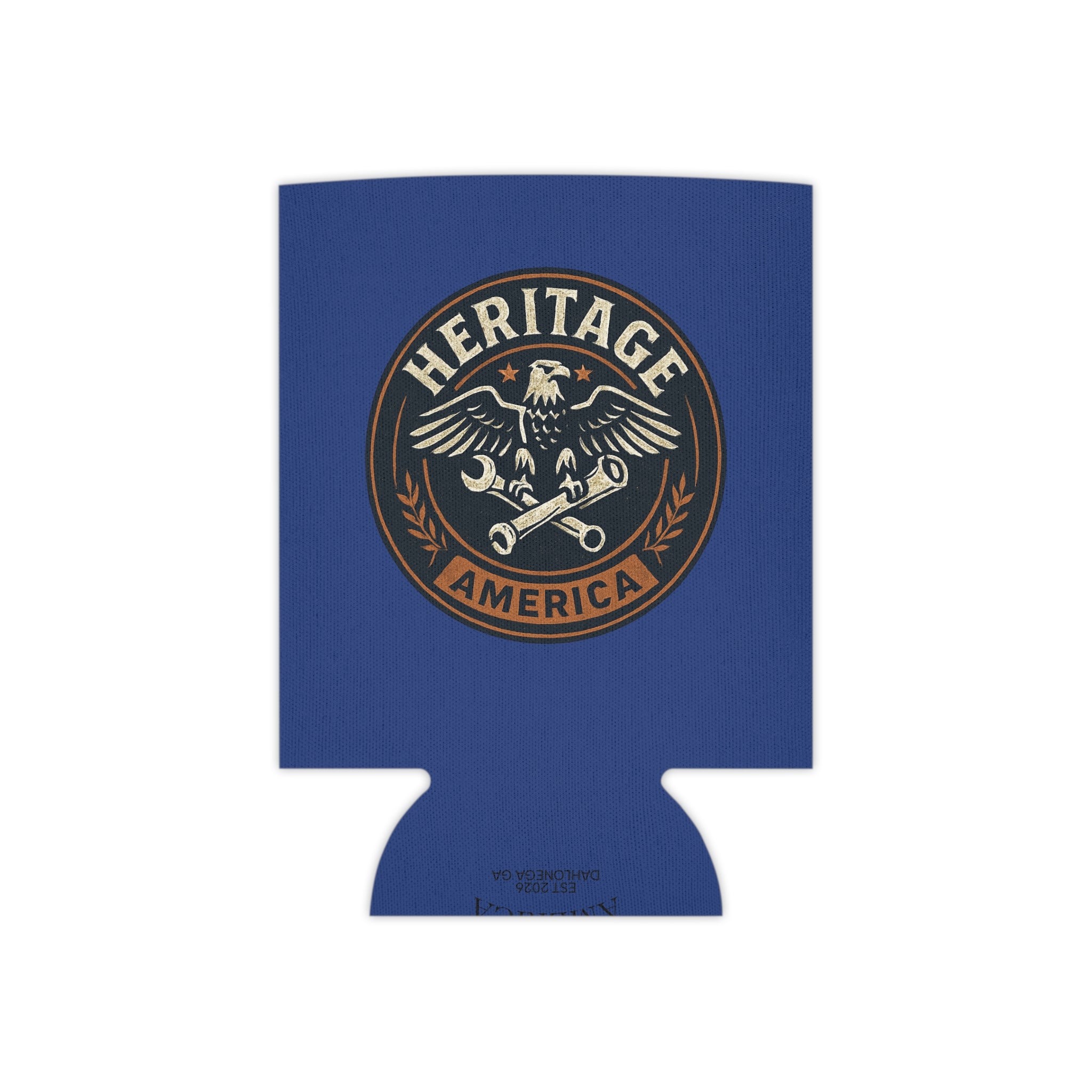 Garage Eagle Can Cooler - Blue
