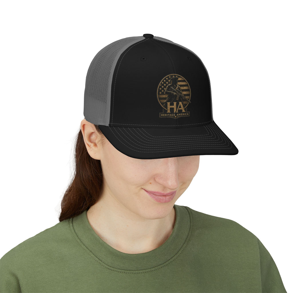 Minute Man Snapback Trucker Cap