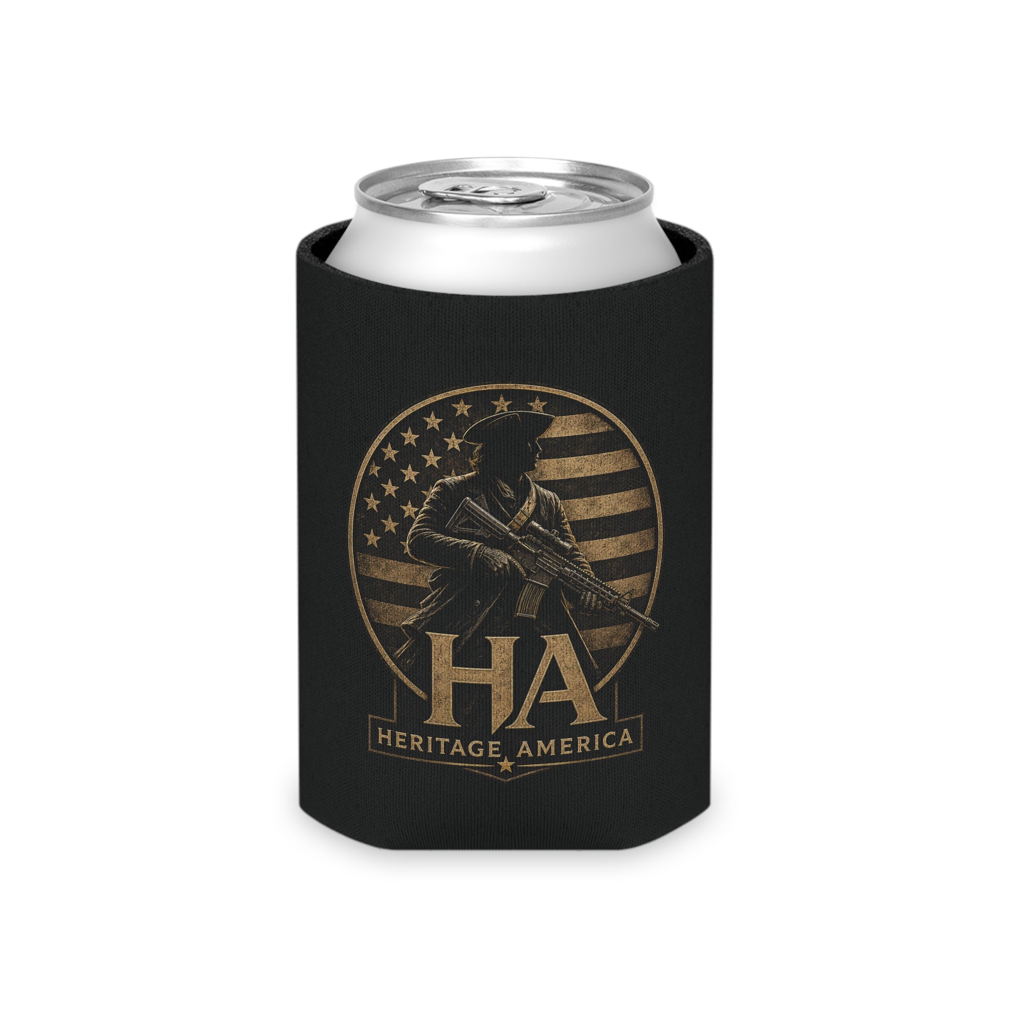 Heritage America Minute Man Can Cooler | Patriotic