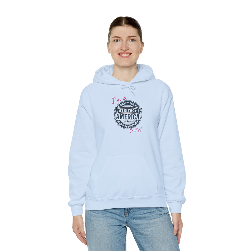 Heritage America Girlie Heavy Blend™ Hooded Sweatshirt