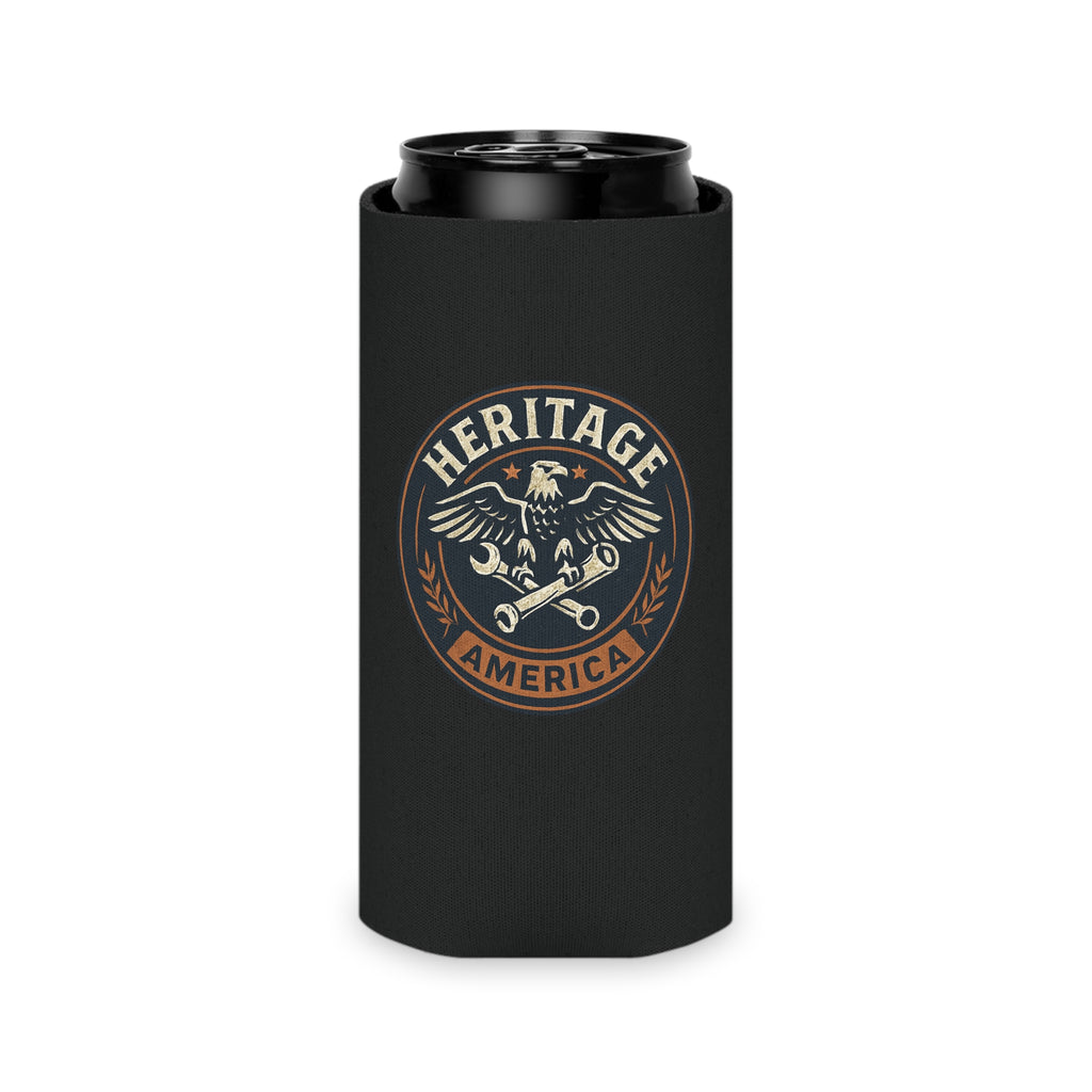 Garage Eagle Can Cooler - Black