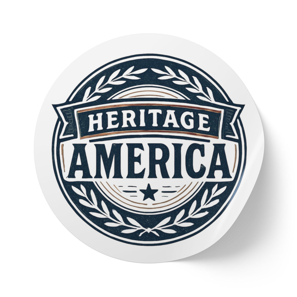 Heritage America Round Sticker Label Rolls